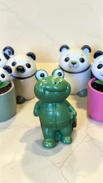 Kaplumbağa Seramik Saksı Kaplumbağa Seramik Saksı - Binbirmalzeme - Ürün Görseli 2